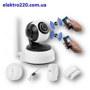 Комплект системы видеонаблюдения с охранной сигнализацией - Simara 007